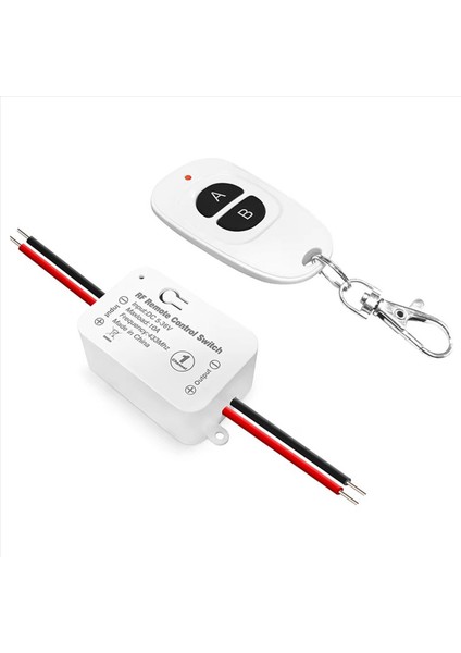 2x 433MHZ Kablosuz Uzaktan Kumanda Anahtarı 10A Dc 6V 12V 24V 30V 36V Mini Rf Röle Alıcı Verici (Yurt Dışından) indirimleri