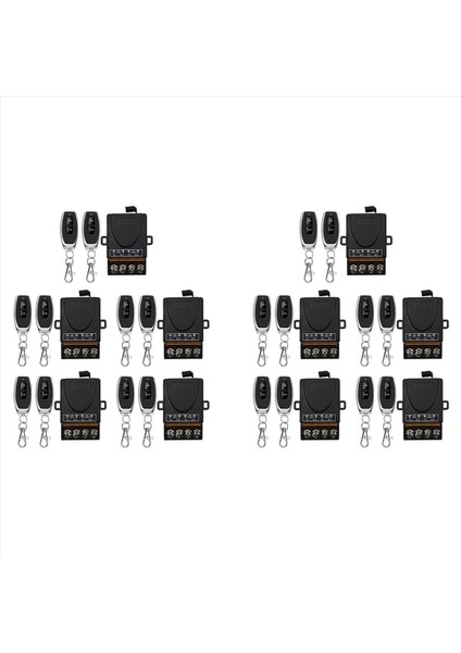 10X Ac 220V 30A 1ch 433MHZ Kablosuz Uzaktan Kumanda Anahtarı Rf Röle Alıcı + Kapalı/açık Verici (Yurt Dışından)