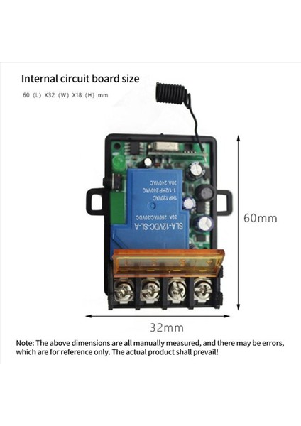 10X Ac 220V 30A 1ch 433MHZ Kablosuz Uzaktan Kumanda Anahtarı Rf Röle Alıcı + Kapalı/açık Verici (Yurt Dışından) fiyatları