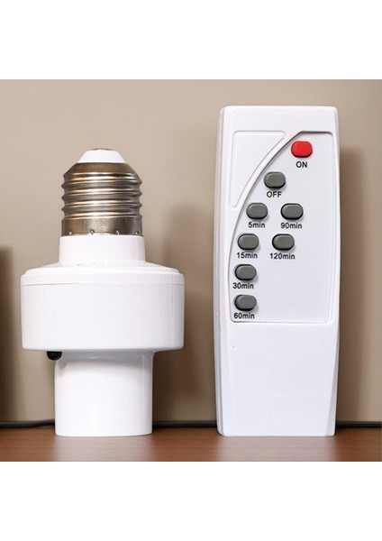 Uzaktan Kumanda Ampul Soketi E27 Ampul Taban Tutucu Zamanlama Fonksiyonu Kurtlu Yatak Odası Tavan Tavani Için Kablosuz Lamba Tutucu (Yurt Dışından) fiyatları