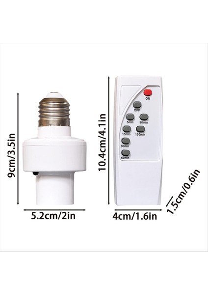 Uzaktan Kumanda Ampul Soketi E27 Ampul Taban Tutucu Zamanlama Fonksiyonu Kurtlu Yatak Odası Tavan Tavani Için Kablosuz Lamba Tutucu (Yurt Dışından) modelleri