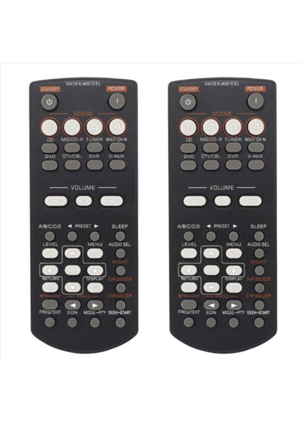 Yamaha RAV28 RAV34 RAV250 RX-V361 RX-V365 HTR6030 HTIB-680 RX-V659 Için 2x Uzaktan Kumanda (Yurt Dışından)