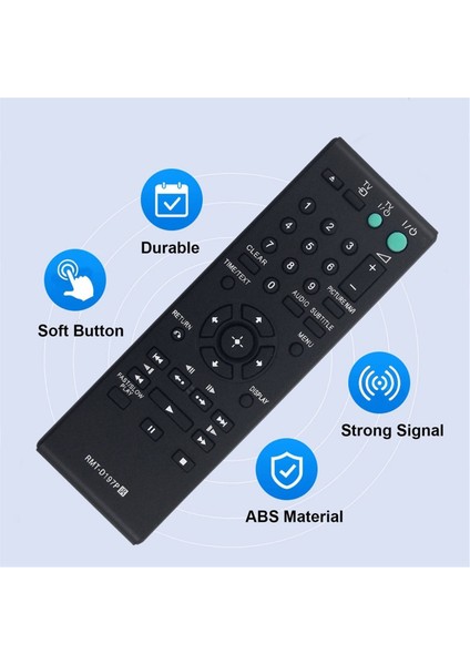Sony CD DVD Oynatıcı Için RMT-D197P RMTD197P Uzaktan Kumandayı Değiştirin DVP-SR510H DVP-SR110 DVPSR510H DVPSR110 (Yurt Dışından) modelleri