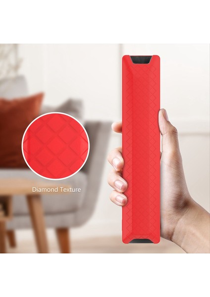 Tcl RC833A Için Silikon Uzaktan Kumanda Kılıfı, Kiraplı Kayma Anti-Slip Damla Geçirmez Kapak Akıllı Tv Aksesuarları Kırmızı (Yurt Dışından) indirimleri