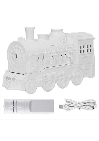 USB Uçucu Yağ Difüzörü 300ML Tren Serin Buharlı Nemlendirici Sessiz Aromaterapi Difüzör Gece Lambası ile Yatak Odası Için (Yurt Dışından)