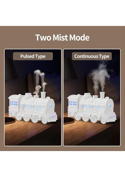 USB Uçucu Yağ Difüzörü 300ML Tren Serin Buharlı Nemlendirici Sessiz Aromaterapi Difüzör Gece Lambası ile Yatak Odası Için (Yurt Dışından) indirimleri