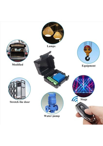 2x Evrensel Kablosuz Uzaktan Kumanda Anahtarı DC12V 1ch Röle Alıcı Modülü Rf Verici 433 Mhz Akıllı Uzaktan Kumandalar (Yurt Dışından) fiyatları