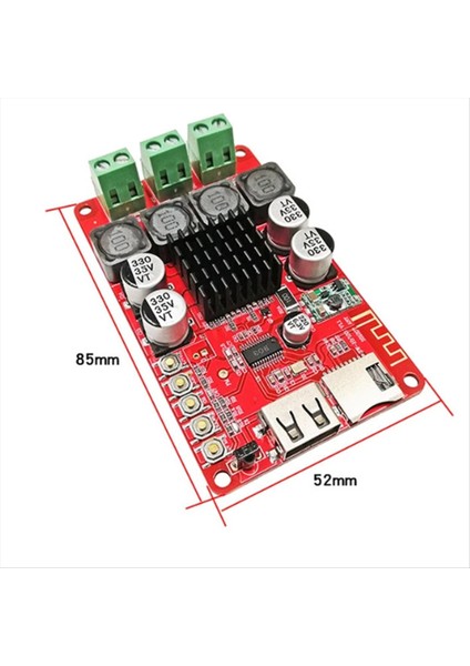 TPA3116 Dijital Ses Amplifikatör Kartı Tf Kart U-Disk Oynatıcı 2X50W Güç Amplifikatör Kartı Alıcı Için Bluetooth Fm Radyo (Yurt Dışından) fırsatları