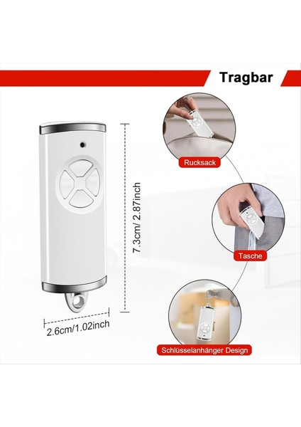 868 Mhz Garaj Kapısı Açacağı 2 Adet Garaj Kapısı Uzaktan Kumanda El Verici HSE-4-868-BS HSE2-868-BS HS1-868-BS (Yurt Dışından) fiyatları