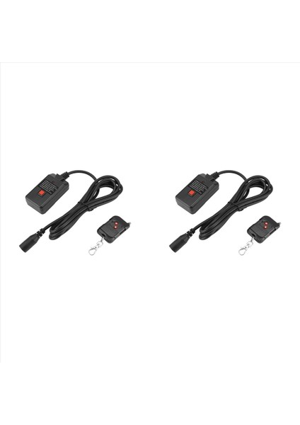 2x Ac 90-240V Taşınabilir 3 Pins Kablosuz Uzaktan Alıcı Duman Makinesi Dj Sahne Alıcısı Sis 400W 500W 900W 1500W A (Yurt Dışından)