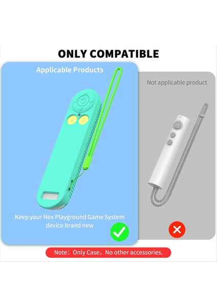 Nex Oyun Alanı Oyun Sistemi Için Silikon Uzaktan Kapak Uzaktan - Kordon Yeşil ile Kaymaz Darbeye Dayanıklı Koruyucu Kılıf (Yurt Dışından) fiyatları