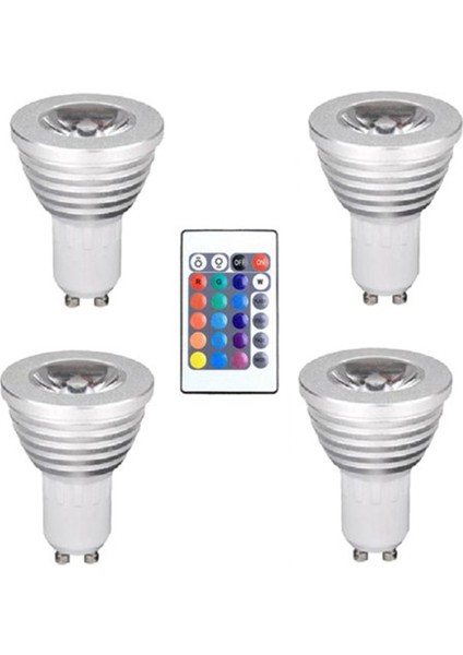 8 Adet GU10 Ampuller ve Hafıza Fonksiyonlu 1 Uzaktan Kumanda 4 Dinamik Aydınlatma Modu Spot Işığı 17 Renk Değiştirilebilir Spot Işığı (Yurt Dışından) fiyatları