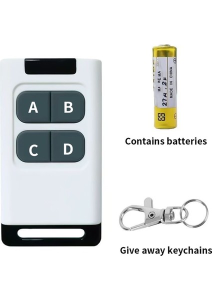 433 Mhz Kopya Uzaktan Kumanda 50 Metre Klon Uzaktan Kumanda Elektrikli Garaj Kapısı Açacağı Denetleyici Teksir Beyaz (Yurt Dışından) modelleri