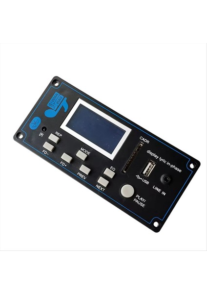 Bluetooth 12V LCD Mp3 Kod Çözücü Kartı Wav Kod Çözme Mp3 Kayıt Çalar Ses Modülü Destek Fm Radio Aux Aux USB Ekran (Yurt Dışından) indirimleri