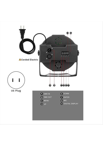 Dj Stage Hafif Kablolu Rgb 36 Düğün Partisi Kulübü Noel Sahne Aydınlatma (2 Paket) Için Dj Uplighting ile LED (Yurt Dışından) fırsatları