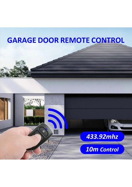 8 Adet Uzaktan Garaj Kapısı Uzaktan 433 92MHZ Uzaktan Kapı Uzaktan Kumandalı Anahtar Fob Yedek Garaj Kapısı Elektrikli Kapı (Yurt Dışından) fırsatları