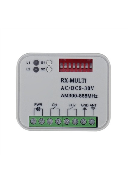 5x Uzaktan Kumanda Anahtarı Alıcısı 300-868MHZ Alıcı Evrensel Ac/dc 9-30V Garaj Kapısı Kontrolü Garaj Anahtarı (Yurt Dışından) modelleri