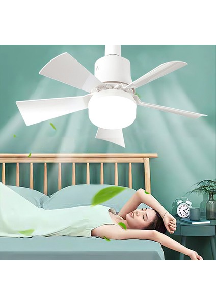 Güçlü Rüzgar LED Sessiz Renk Paleti Lamba Üç Uzaktan Kumanda Işık Fanı Popüler E27 Tavan Fanı Işık Hız Ayarı Beyaz (Yurt Dışından) fırsatları