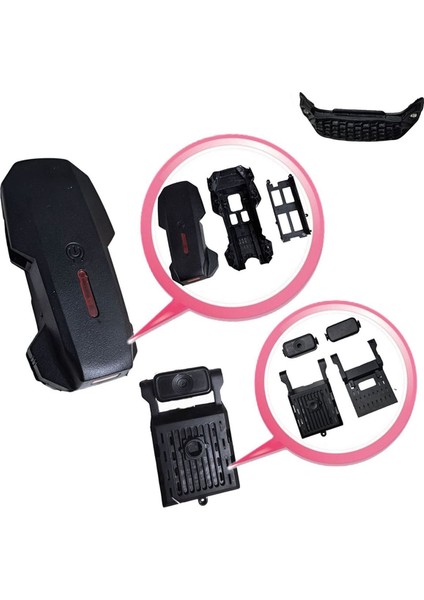 Evrensel Katlanır Uzaktan Kumandalı Drone Parçaları E88PRO Quadrotor Yedek Parça Uzaktan Kumanda Için Uzaktan Kumanda (Yurt Dışından) indirimleri