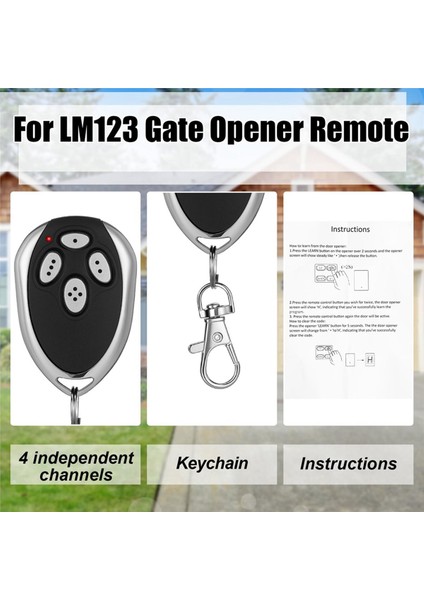 8 Adet 4 Kanal Kapısı Açacağı Uzaktan Uyumlu Aleko LM123 433 92MHZ Garaj Kapı Uzaktan Kumandası Verici (Yurt Dışından) fırsatları