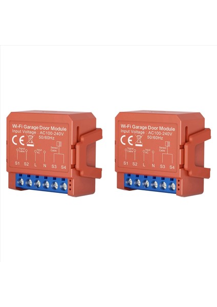 2x Tuya Akıllı Garaj Kapısı Açacağı Wifi Garaj Kapısı Modülü Zamanlama Garaj Flap Panjur Kapı Akıllı Anahtar On-Off (Yurt Dışından)