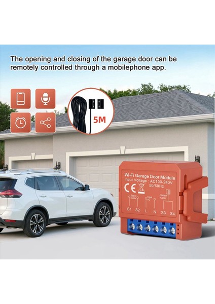 2x Tuya Akıllı Garaj Kapısı Açacağı Wifi Garaj Kapısı Modülü Zamanlama Garaj Flap Panjur Kapı Akıllı Anahtar On-Off (Yurt Dışından) fırsatları