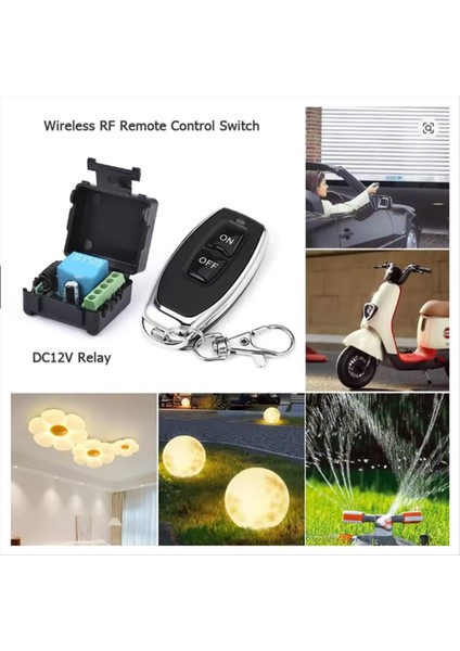 Evrensel Kapı Uzaktan Kumanda Anahtarı Dc 12V Rf 433 Mhz Garaj Kapısı LED Aydınlatma Için Kod Röle Alıcısını Sormak (Yurt Dışından) fiyatları