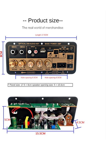 2x Dijital Bluetooth Stereo Amplifikatör Kurulu Subwoofer Çift Mikrofon Karaoke Araba Amplifikatörler Hoparlör Abd Tak (Yurt Dışından) fırsatları