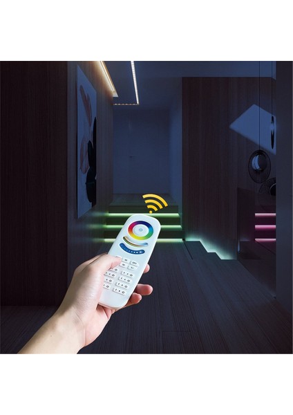 Uzaktan Kumandalı Dimmer Rgb Renk Sıcaklığı Parlaklık Doygunluk Ayarlanabilir 8 Bölge 9 Aydınlatma Modu (Yurt Dışından) indirimleri