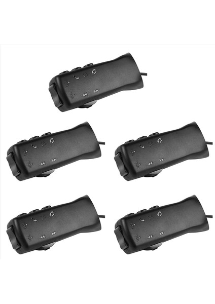 5x 7-Key Evrensel Araç Direksiyon Düğmeleri Çok Fonksiyonlu Araç Sesli Gps Navigasyon DVD Android Kablolu Kontrol (Yurt Dışından)