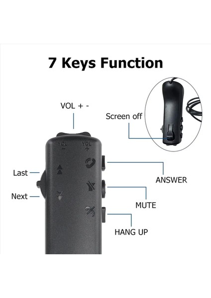 5x 7-Key Evrensel Araç Direksiyon Düğmeleri Çok Fonksiyonlu Araç Sesli Gps Navigasyon DVD Android Kablolu Kontrol (Yurt Dışından) fırsatları