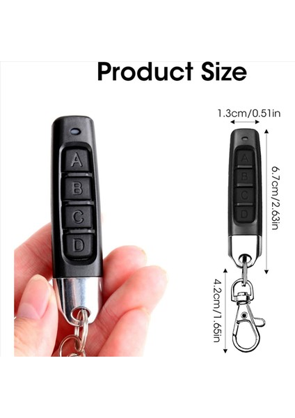 9 Adet 433MHZ Kopya Uzaktan Açıcı Evrensel Garaj Kapısı Denetleyicisi Kablosuz Klonlama Anahtarlık 4ın1 Uzaktan Kumanda Teksir (Yurt Dışından) fiyatları