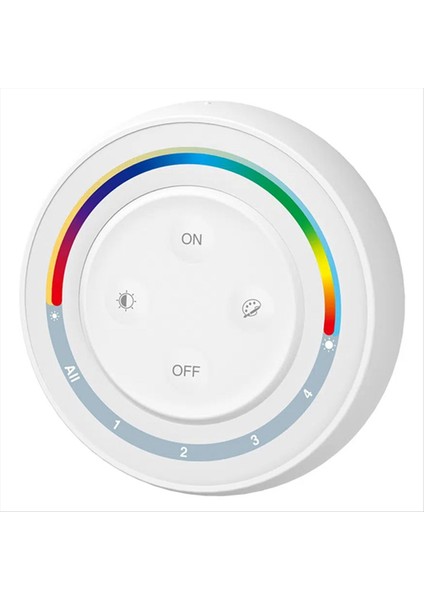 S2W+ 4-Zone 2.4ghz Rainbow Uzaktan Ayarlanabilir Doygunluk Cct/parlaklık Anahtarı Seri Ampul Işık Denetleyicisi Için Rgbcct (Yurt Dışından)