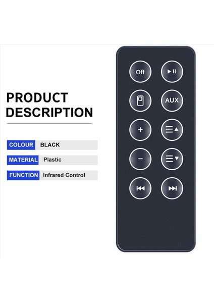 Bose Sounddock 10 SD10 Bluetooth Uyumlu Hoparlör Dijital Müzik Sistemi Için 8x Yeni Uzaktan Kumanda Değiştirme (Yurt Dışından) fiyatları