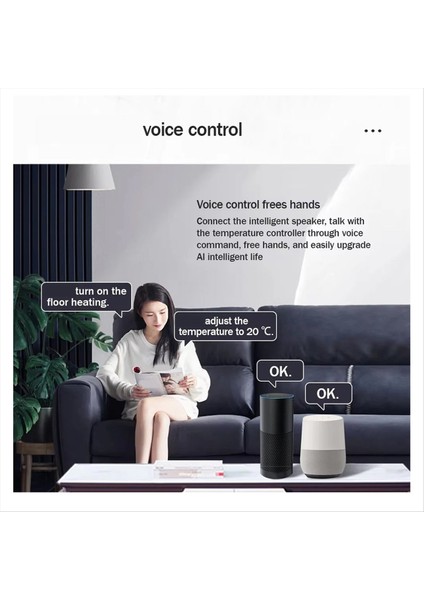 Tuya Wifi Akıllı Termostat Elektrikli Yerden Isıtma Trv Su Gazları Kazan Sıcaklığı Ses Uzaktan Kumanda Alexa B (Yurt Dışından) fırsatları
