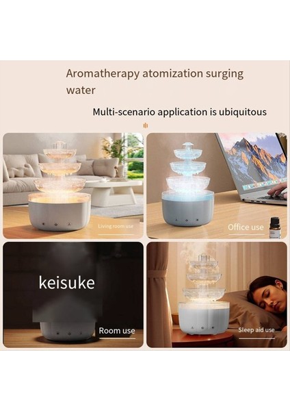 LED Ruh Hali Işığı ve Uçucu Yağ Difüzörü ile Bulut Yağmur Nemlendirici Yağmur Sesleri Yatak Odası Için Beyaz Gürültü Difüzörü (Yurt Dışından) indirimleri