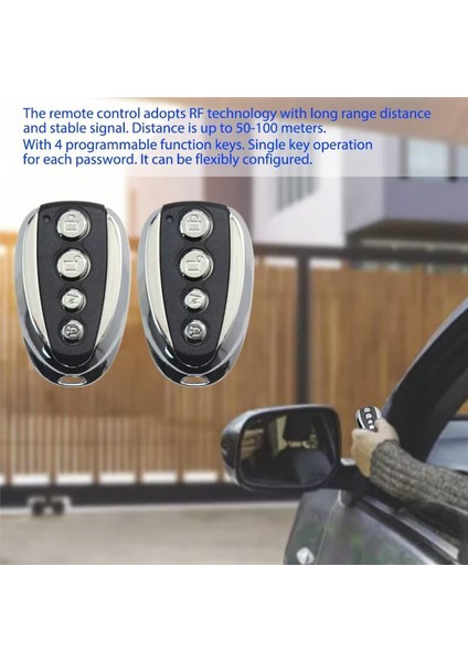 Otomatik Kapı Açıcı Için 4x Uzaktan Kumanda -433 92 Mhz Yedekleme Anahtarlı Elektrikli Döner Yol Güvenlik Kiti (Yurt Dışından) modelleri