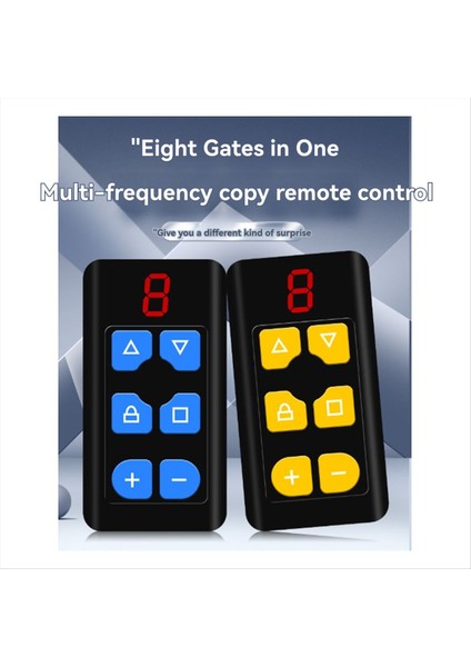 Çok Frekanslı 8 Kanallar Uzaktan Kumanda Kapı Kapı Deklanşör Kapısı Garaj Kapısı Elektrikli Kapı Kopyası Uzaktan Kumanda (Yurt Dışından) fiyatları