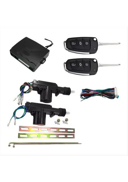 24V Kamyon Merkezi Kapı Kilidi Uzaktan Kumanda Su Geçirmez Toz Geçirmez Tek Yönlü Kamyonlar Aracı Anti-Hırsızlık Cihazı Anahtarlı (Yurt Dışından)
