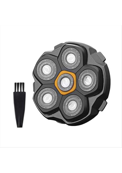 6 Bıçaklı Manyetik Yedek Tıraş Başlığı Fırça ile Yıkanabilir Tıraş Bıçağı Kafaları Yedek Kafa Tıraş Makinesi Erkekler Jileti (Yurt Dışından)