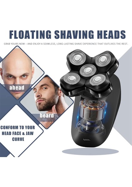 5 Bıçak Manyetik Kafa Tıraş Makinesi Yedek Bıçaklar Manscaped Erkekler Için Kubbe Tıraş Makinesi Manyetik Eki 2 Adet (Yurt Dışından) fırsatları
