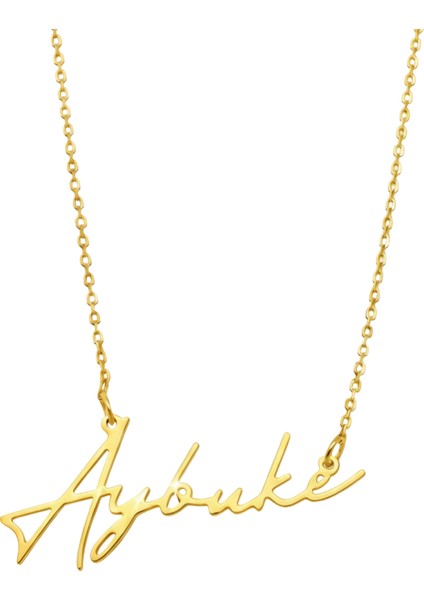 14 Ayar Altın İsimli Kolye