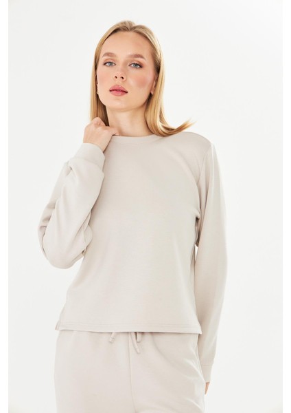 Kadın Modal Kumaş Rahat Kalıp Eşofman Takımı Taş 8509-T fırsatları