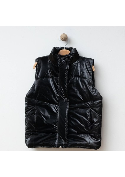 Basic Dik Yaka Kolsuz Şişme Yelek Lila fiyatları