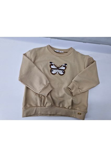 Comix Kız Çocuk Fly Baskılı 2 Iplik Takım 3-6 Yaş Kahve-Bej fiyatları