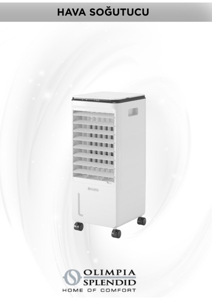 Peler 7T Hava Soğutucu | 300 m³/sa, 7 L Depo, 3 Mod, 1–7 Saat Zamanlayıcı