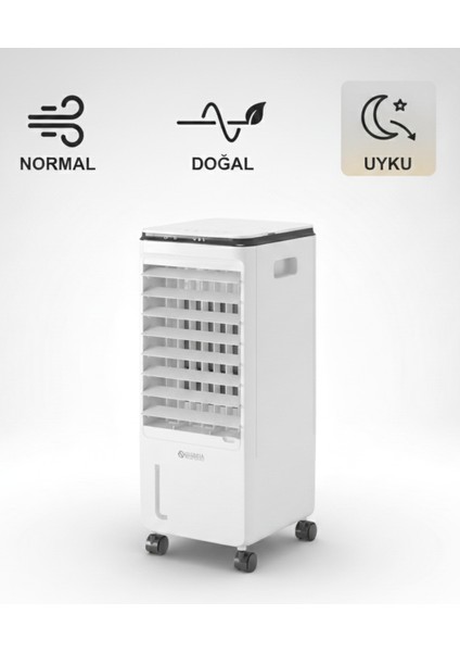 Peler 7T Hava Soğutucu | 300 m³/sa, 7 L Depo, 3 Mod, 1–7 Saat Zamanlayıcı