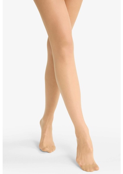Kadın Açık Kahve 15 Denye Külotlu Çorap