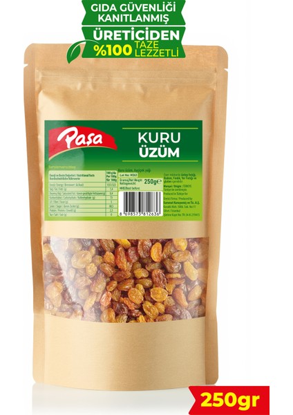 Sultaniye Kuru Üzüm 250 gr