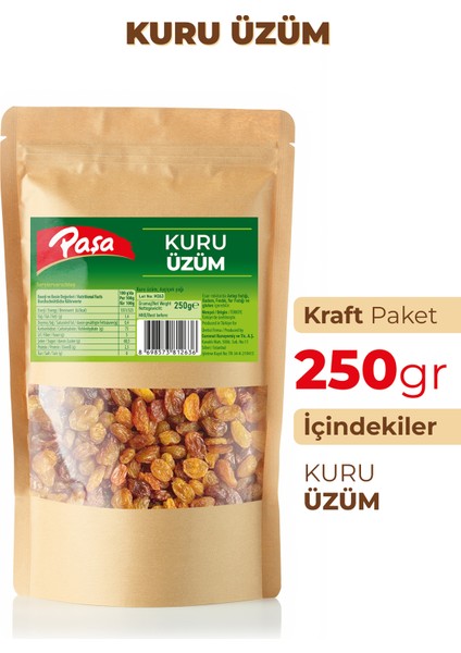 Sultaniye Kuru Üzüm 250 gr fiyatları